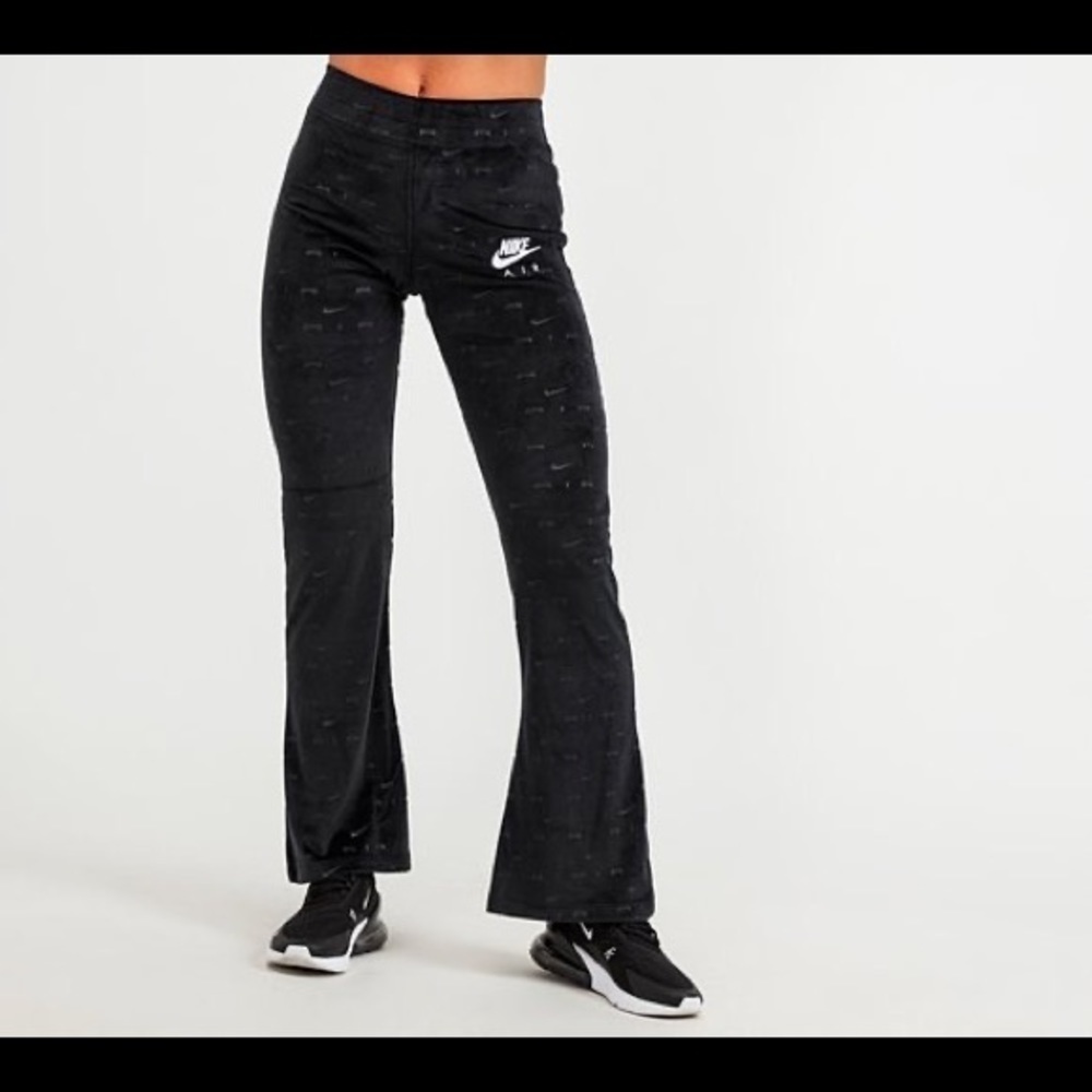 Nike velour flared pants size xl